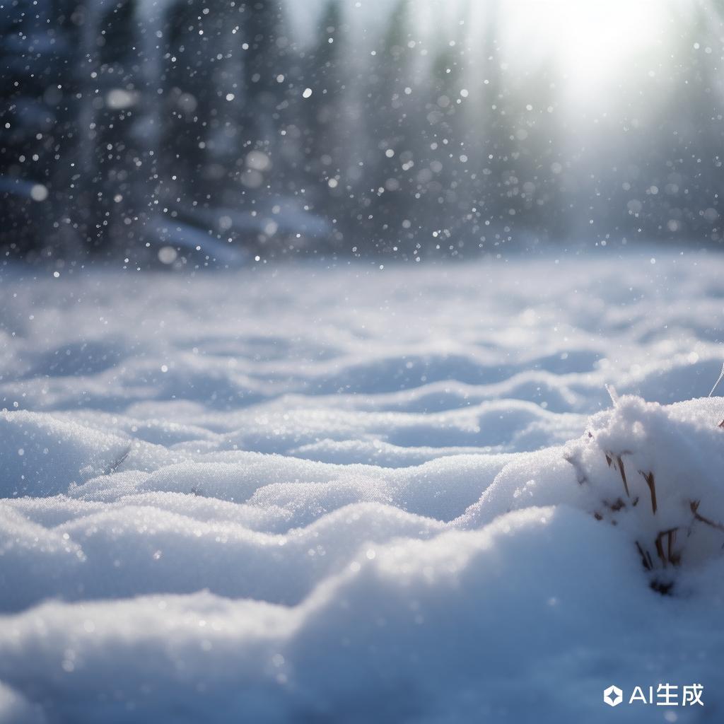 雪开始下了先是小朵小朵雪花轻轻：从开始松软的雪下