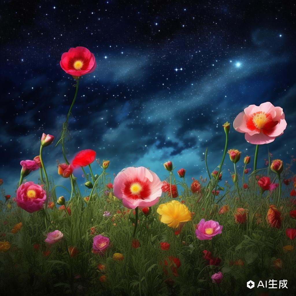 象征着永恒的花：鲜花与星辰是他永恒的价值。