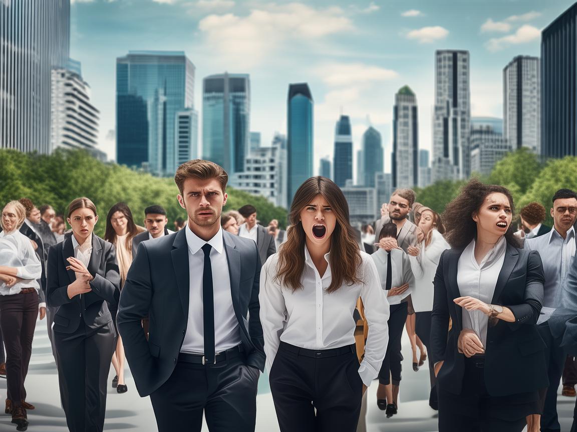 现代社会竞争激烈，城市人面临各