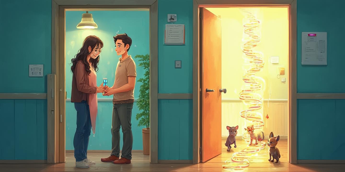 此刻診室外的走廊上，