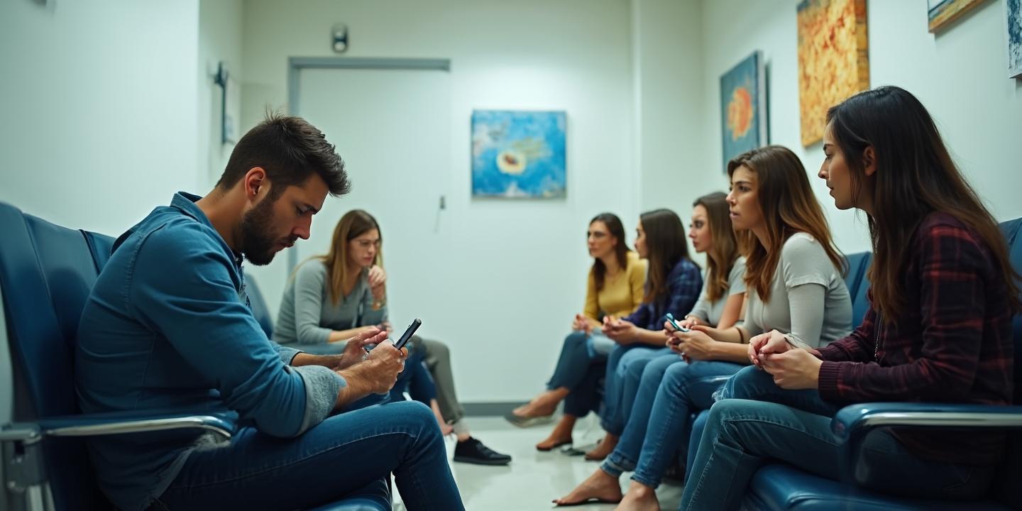 無精子怎么做試管嬰兒(無精做試管嬰兒是自己的孩子嗎) 三、等待室里的存在主