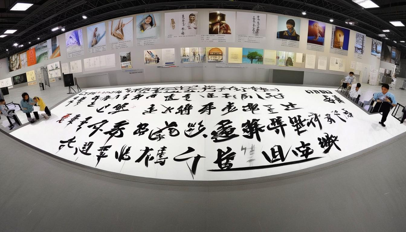 _第四届“胡问遂杯”上海学生书法展开幕_第四届“胡问遂杯”上海学生书法展开幕