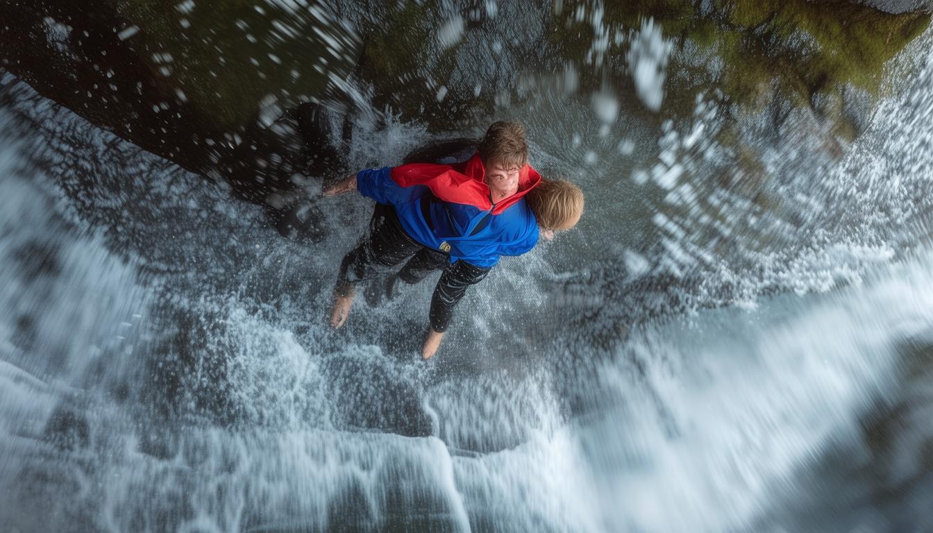 8月10日湖南永州阳明山两游客从瀑布掉落，咋回事？